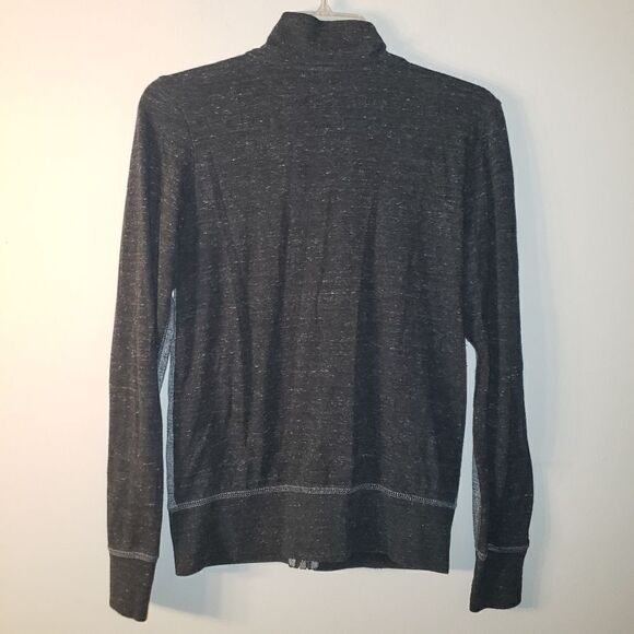 NIKE SPORTSWEAR BLACK AND GRAY ZIP UP LIGHTWEIGHT JACKET SIZE XS - Picture 3 of 6